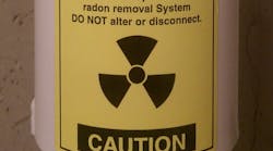 Radon Warning Sticker Preview Radon Warning Sticker Preview
