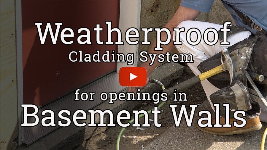 Weatherproof Cladding Basement Wall Opening Preview 0