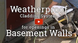 Weatherproof Cladding Basement Wall Opening Preview 0 Weatherproof Cladding Basement Wall Opening Preview 0