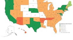 Residential State Code Map 2021 Residential State Code Map 2021