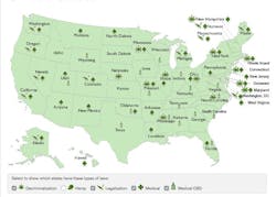 Marijuana Legalization Map Marijuana Legalization Map