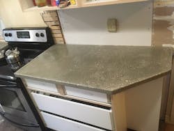 concrete counter concrete counter