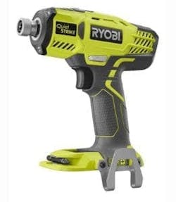 Ryobi One+ 18V Quietstrike Pulse Driver Ryobi One+ 18V Quietstrike Pulse Driver