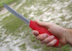 Milwaukee Insulation Knife in Hand Milwaukee Insulation Knife in Hand