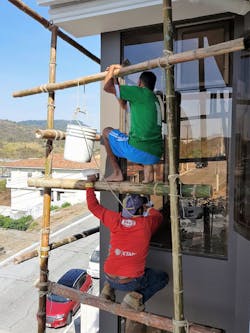 Bamboo Scaffold Construction 4 Bamboo Scaffold Construction 4