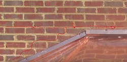 Bay Window Roof In Brick Wall Weep Holes Bay Window Roof In Brick Wall Weep Holes