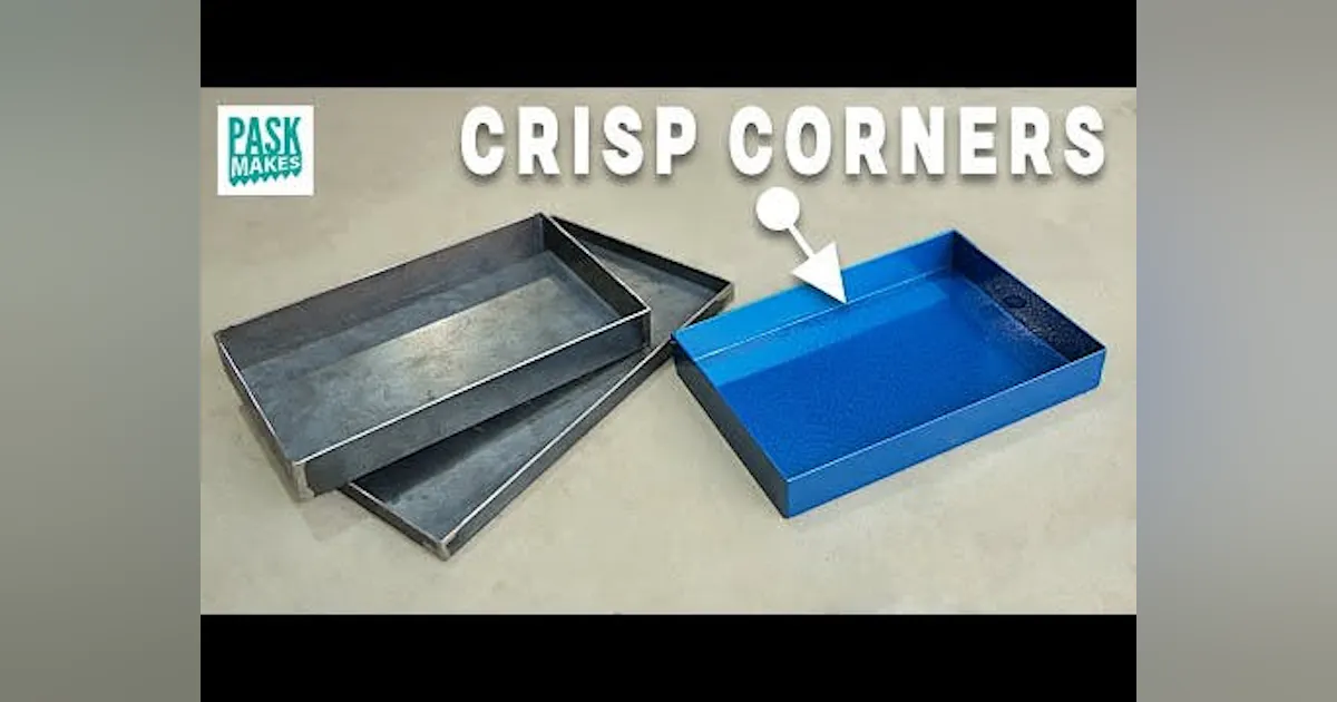 Square Metal Box Making How to Make Little Metal Boxes | Pro Trade Craft