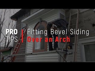 Bevel Siding Over an Arch Top Window with a Classic Pediment | ProTradeCraft