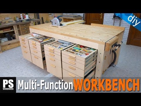 SWEET Workbench With a Lesson in Making Shop Drawers | Pro Trade Craft