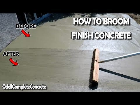 Broom Finish a Concrete Slab | Pro Trade Craft