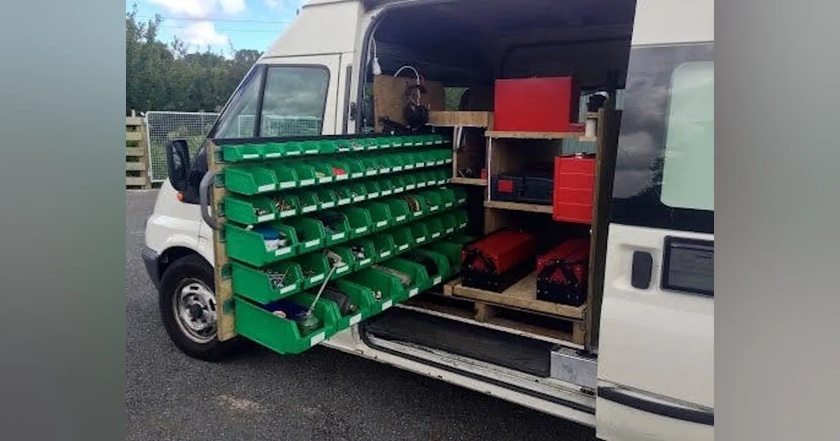 Rolling Parts Build Rack An Ingenious Rolling Parts Rack | Pro Trade Craft