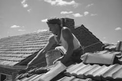 Installing%20caps%20on%20hips%20and%20ridge%20of%20tile%20roof%20in%20 Australia%201946 Installing%20caps%20on%20hips%20and%20ridge%20of%20tile%20roof%20in%20 Australia%201946