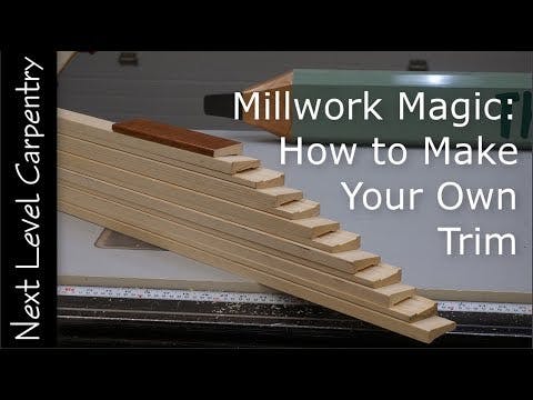 How to Make Millwork—Minus The Molder | Pro Trade Craft