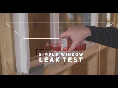 Jobsite Test: Is Your New Window Watertight? | Pro Trade Craft
