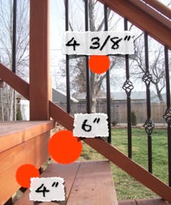 Stair Rail Guard Opening Size Limitation Stair Rail Guard Opening Size Limitation