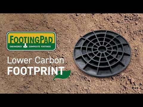 FootingPad BelowGrade Post Foundations No concrete required