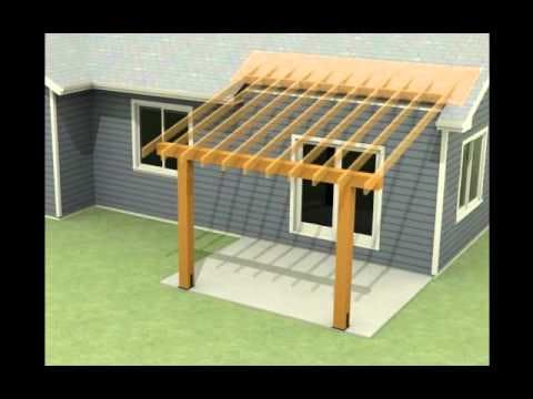 Design of a roof addition over an existing concrete patio in Bozeman, MT part 1