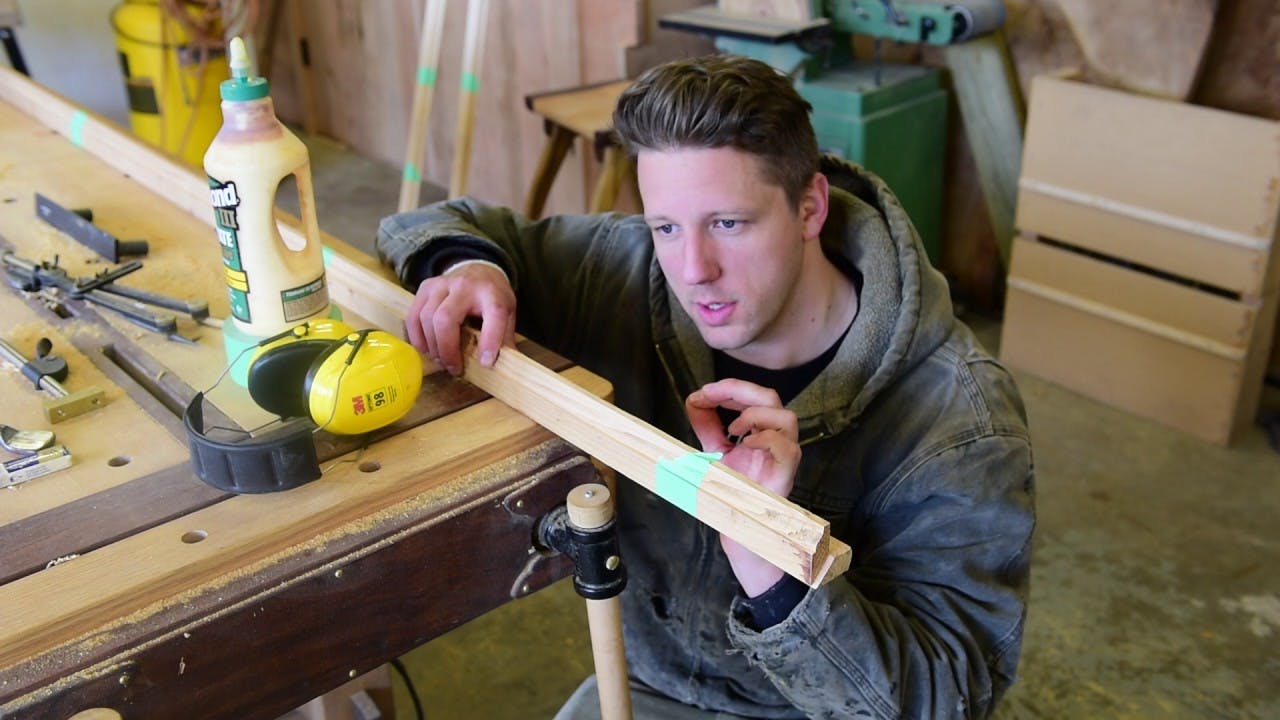 FTF # 53 Woodworking, How To Glue Long Miter Joints