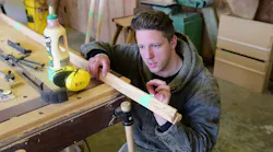 FTF # 53 Woodworking, How To Glue Long Miter Joints