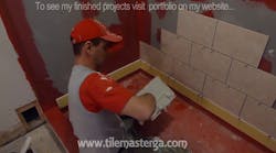 Part '2' How to tile shower stall or tub walls - Where to start shower surround tiles Installation Part '2' How to tile shower stall or tub walls - Where to start shower surround tiles Installation