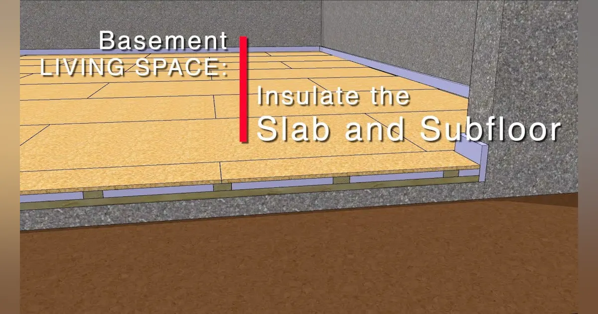 Subflooring Building A Warm Basement Subfloor | Pro Trade Craft
