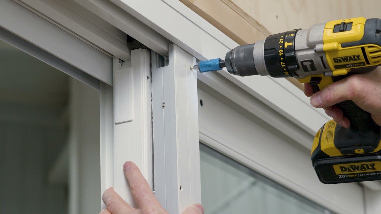 Installation of the Mullion Assembly for Endure and Aspect Three-Lite Sliding Glass Patio Doors