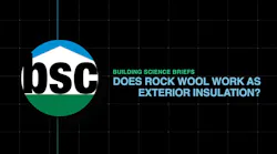 Can Rock Wool Be Used for Exterior Insulation?