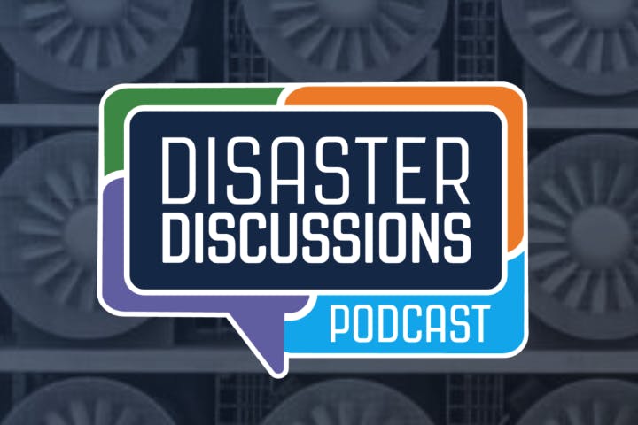 Disaster Discussions podast logo