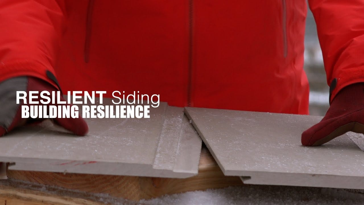 Square Channel Siding from James Hardie on Building Resilience 2024