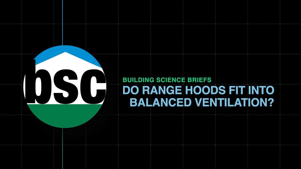 Range Hoods Need Makeup Air