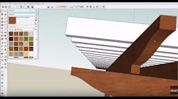 Manipulating Wood Grain on a Sketchup Pergola Manipulating Wood Grain on a Sketchup Pergola