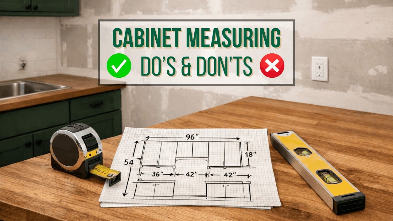 How to Measure Cabinets: Kitchen Remodel Do's & Don'ts (Avoid Costly Mistakes)